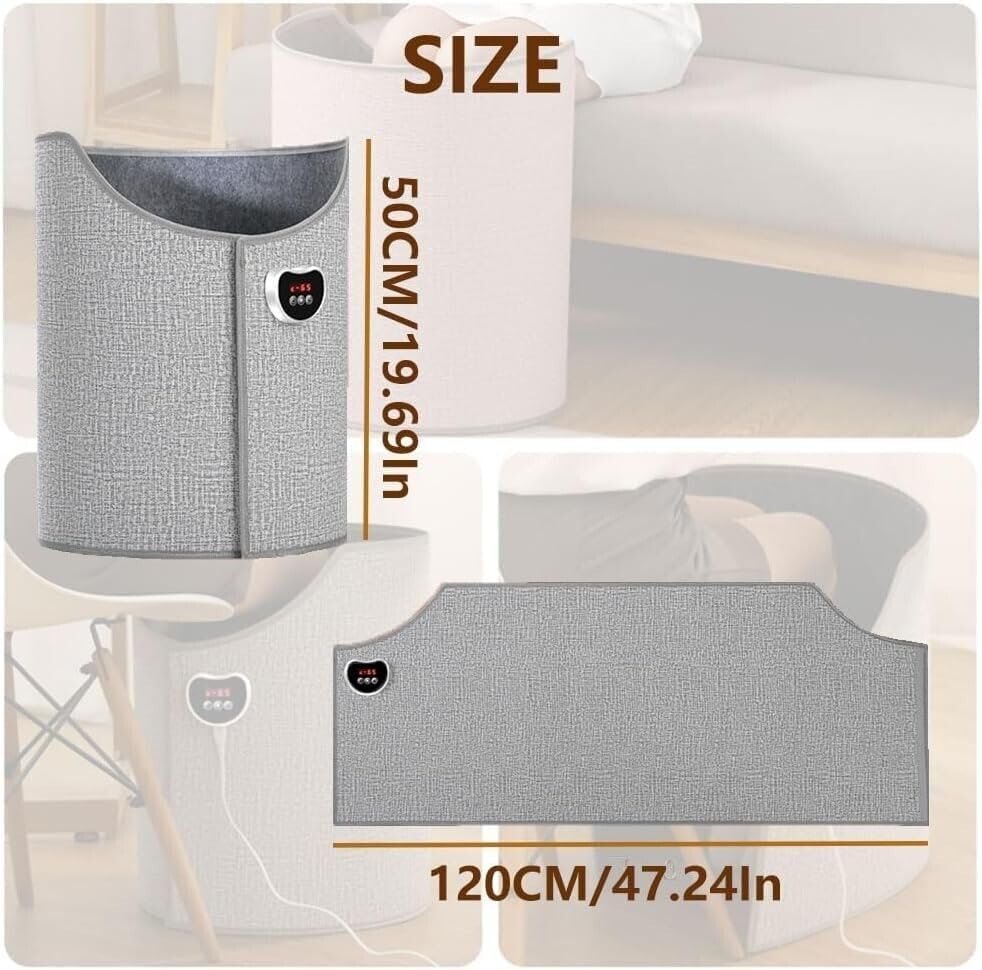 🔥 PureAero LegHeater™ – Elektrische Voet- en Beenwarmer voor Onder het Bureau