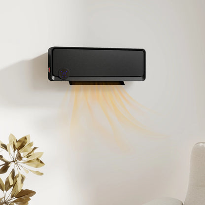 🔥 PureAero Wall Ceramic Heater – Wandgemonteerde Elektrische Verwarming met Thermostaat & Afstandsbediening