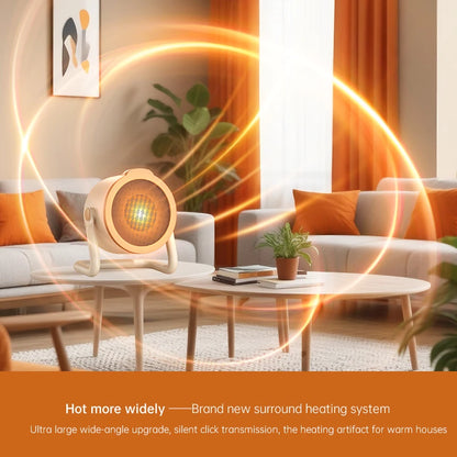 🔥 PureAero AirWarm 1000™ – Slimme Draagbare Keramische Verwarming