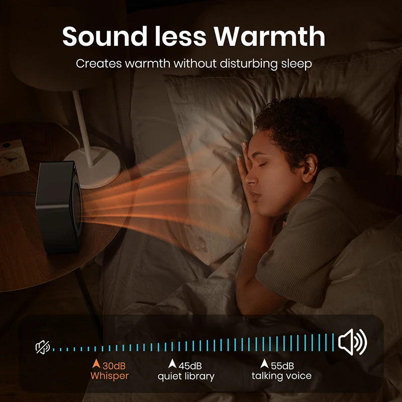 🔥 PureAero HeatCube™ – Compacte Mini Keramische Bureauverwarmer (500W)