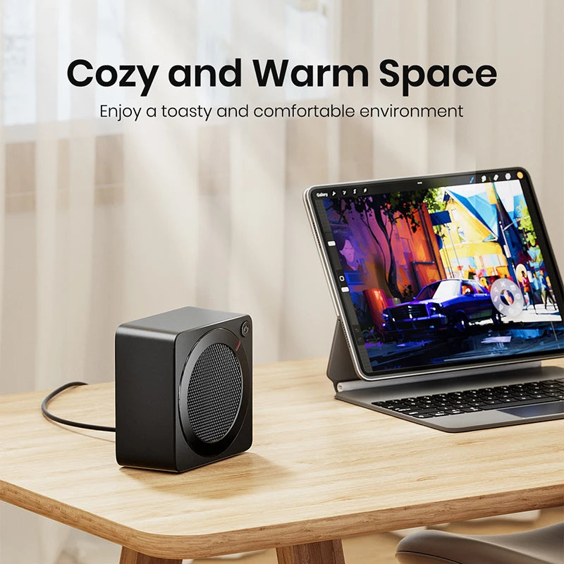 🔥 PureAero HeatCube™ – Compacte Mini Keramische Bureauverwarmer (500W)