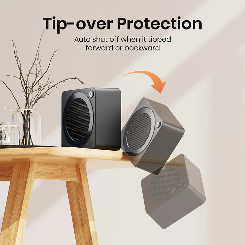 🔥 PureAero HeatCube™ – Compacte Mini Keramische Bureauverwarmer (500W)