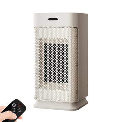 🔥 PureAero HeatFlow™ – Slimme Keramische Verwarming met Afstandsbediening & Nachtlicht (1200W)