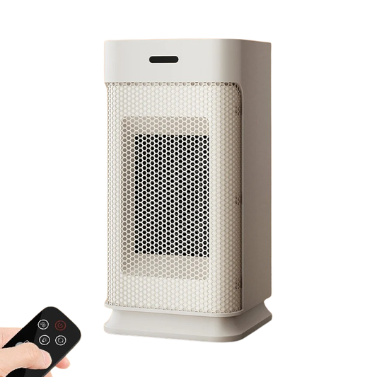 🔥 PureAero HeatFlow™ – Slimme Keramische Verwarming met Afstandsbediening & Nachtlicht (1200W)