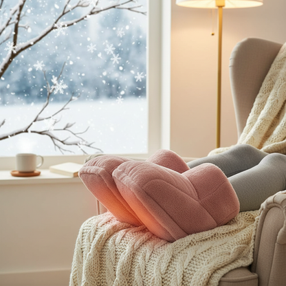 🔥 PureAero WarmFeet™ USB Voetverwarmer – Zachte, Wasbare & Energiezuinige Comfortsloffen