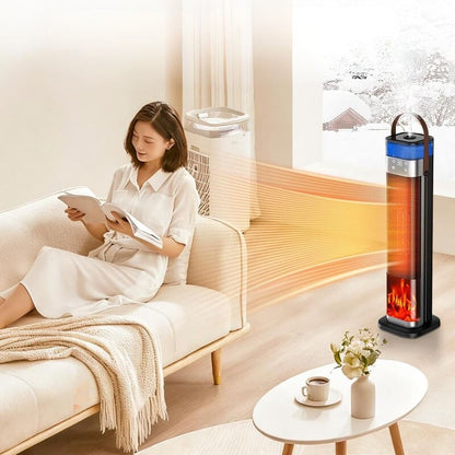🔥 PureAero HeatMist™ – 2-in-1 Keramische Verwarmer & Luchtbevochtiger