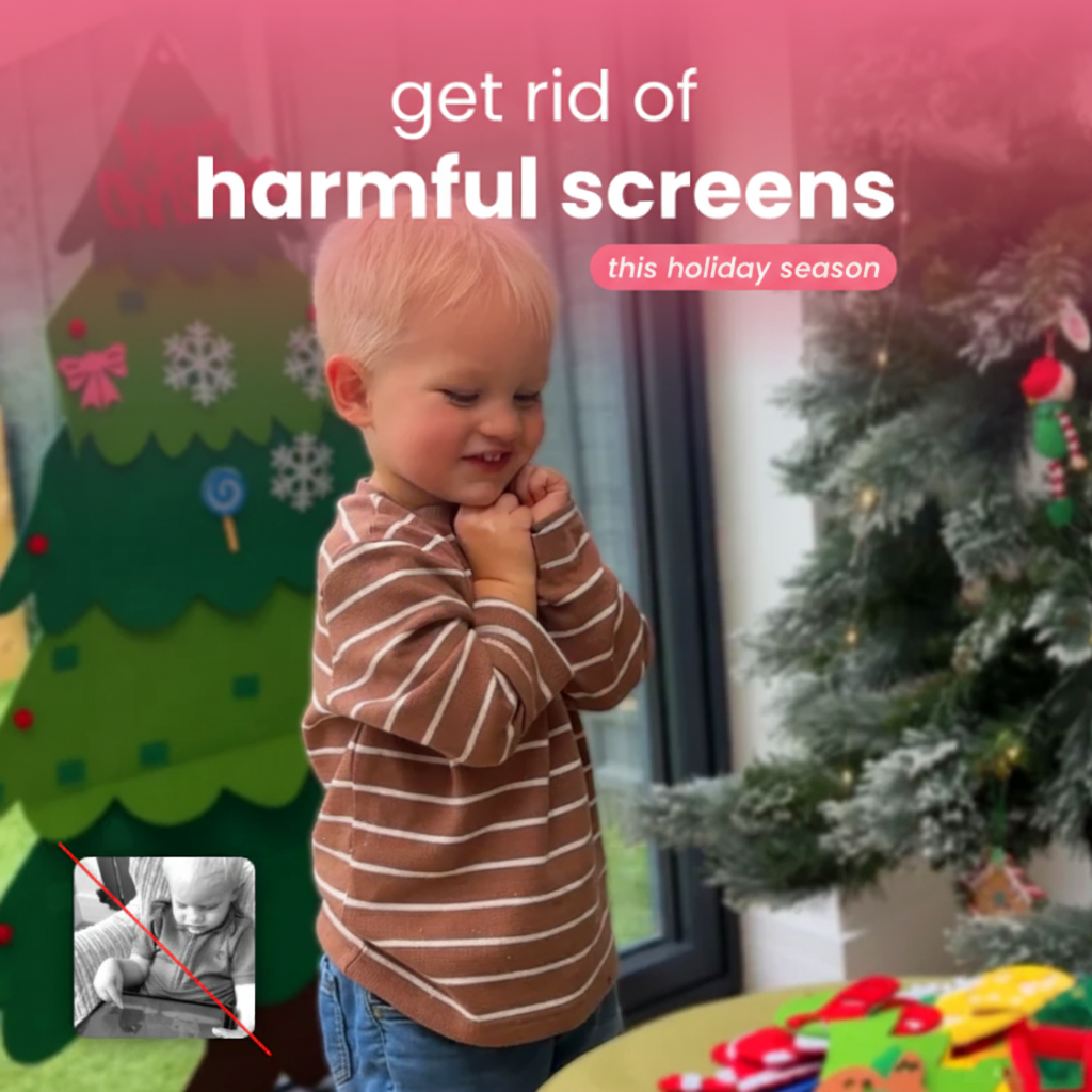 🎄 PureAero™ Felt Kerstboom Met 34 Handgemaakte Ornamenten – Creatief, Kindvriendelijk, Sfeervol